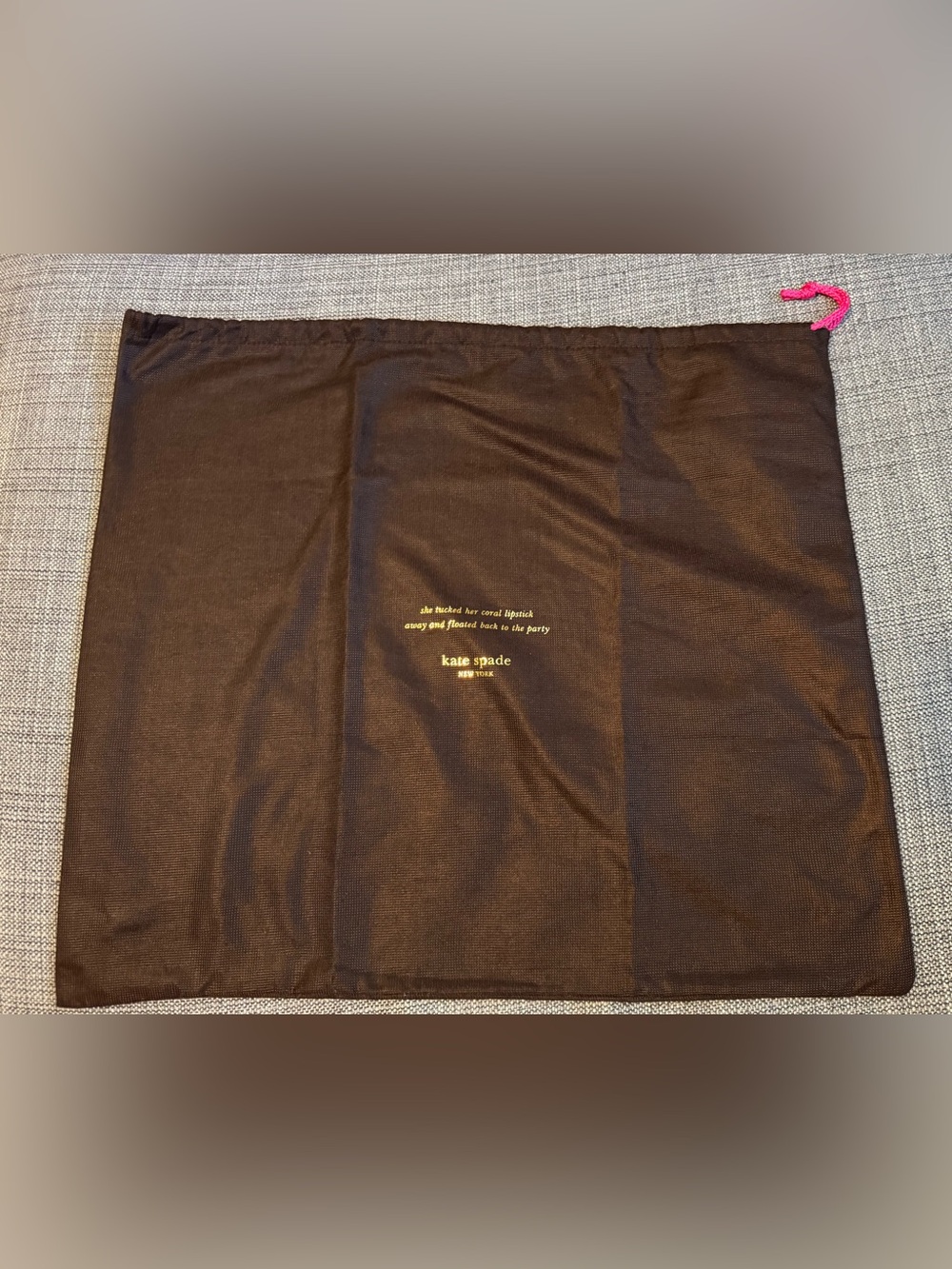 kate spade dust bag